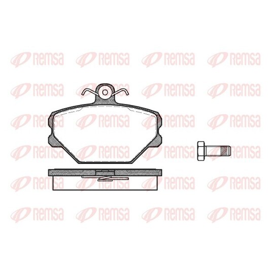 0264.00 - Brake Pad Set, disc brake 