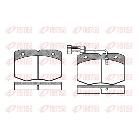 0435.12 - Brake Pad Set, disc brake 