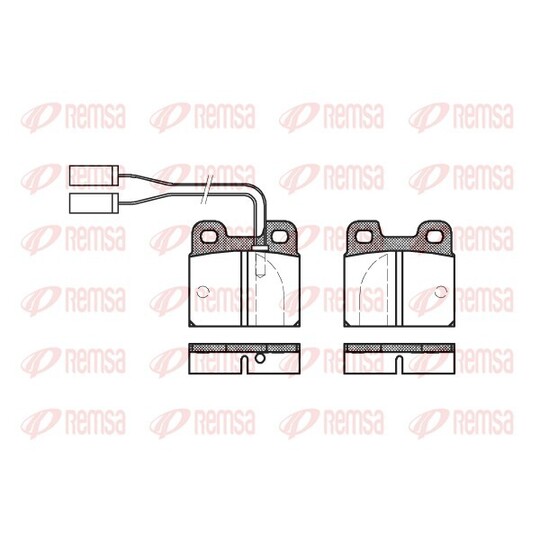 0005.01 - Brake Pad Set, disc brake 