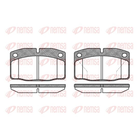 0101.40 - Brake Pad Set, disc brake 