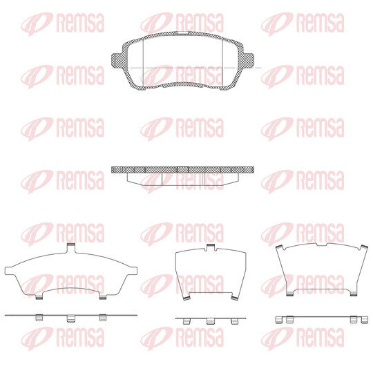 1281.10 - Brake Pad Set, disc brake 