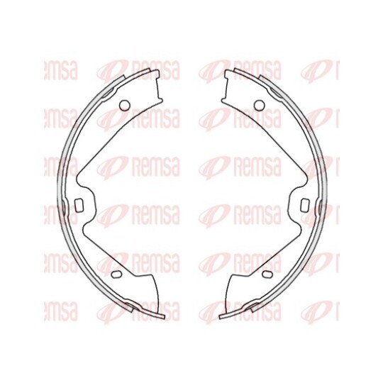 4675.00 - Brake Shoe, parking brake 