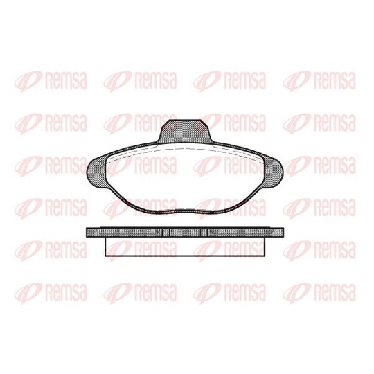 0414.00 - Brake Pad Set, disc brake 