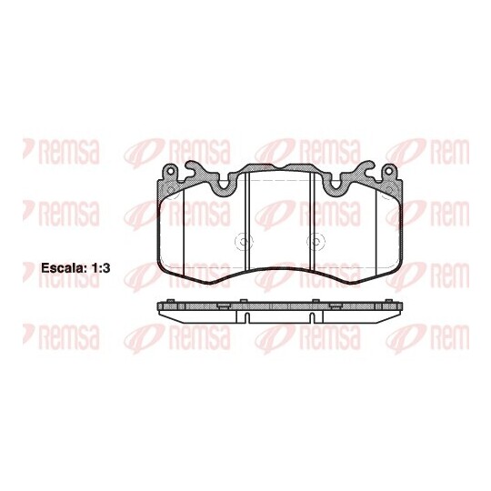 1410.00 - Brake Pad Set, disc brake 