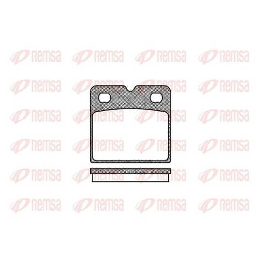 1067.00 - Brake Pad Set, disc brake 