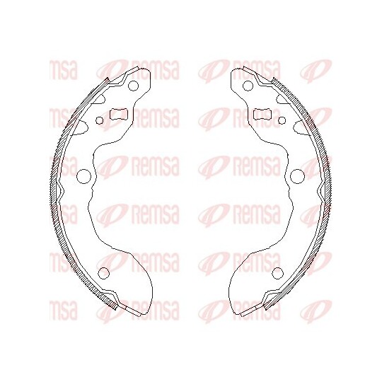 4668.00 - Brake Shoe 