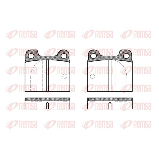 0003.00 - Brake Pad Set, disc brake 