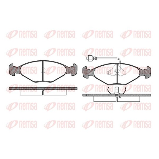 0124.02 - Brake Pad Set, disc brake 