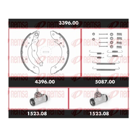 3396.00 - Brake Kit, drum brake 