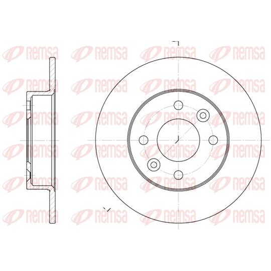 6066.00 - Brake Disc 