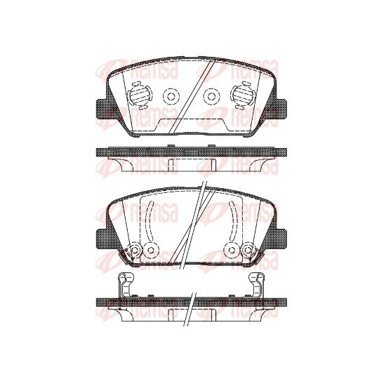 1398.02 - Brake Pad Set, disc brake 