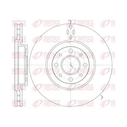 6734.10 - Brake Disc 