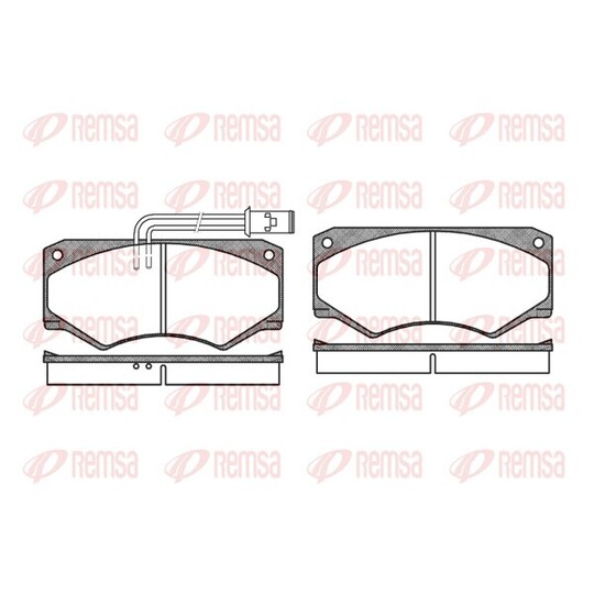 0047.22 - Brake Pad Set, disc brake 