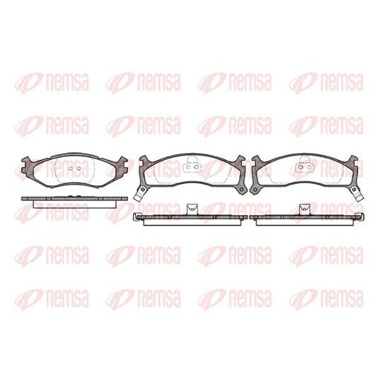 0484.02 - Brake Pad Set, disc brake 