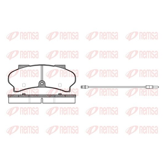 0026.12 - Brake Pad Set, disc brake 