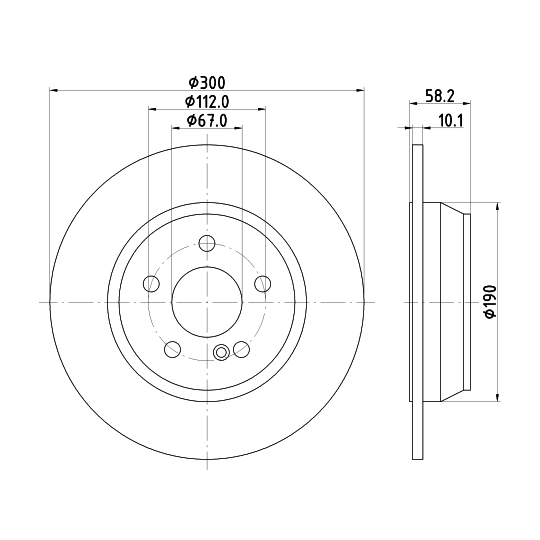 8DD 355 126-851 - Brake Disc 