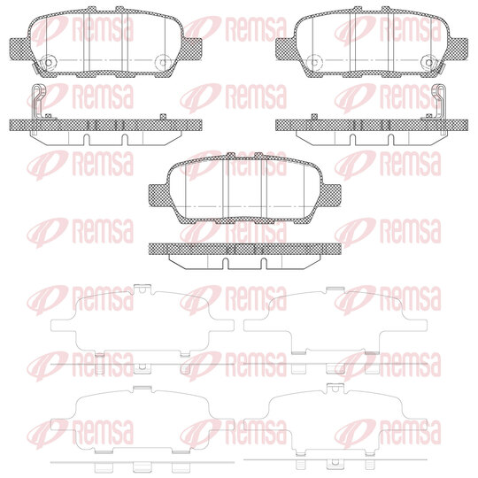 0876.02 - Brake Pad Set, disc brake 