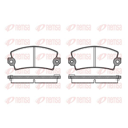 0021.06 - Brake Pad Set, disc brake 