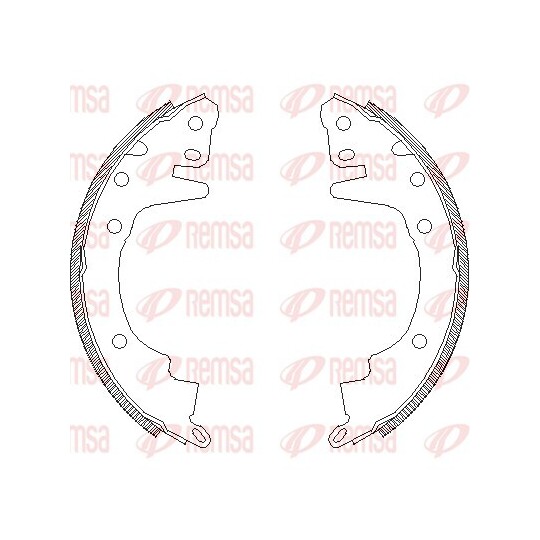 4369.00 - Brake Shoe 