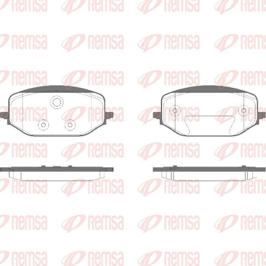 1988.00 - Brake Pad Set, disc brake 