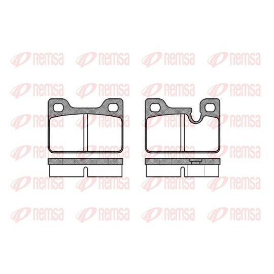 0113.00 - Brake Pad Set, disc brake 