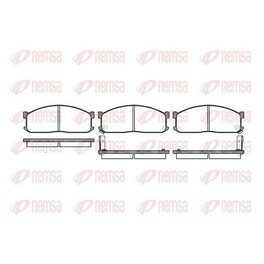 0244.02 - Brake Pad Set, disc brake 