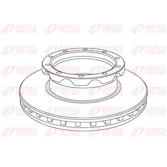 NCA1050.20 - Brake Disc 