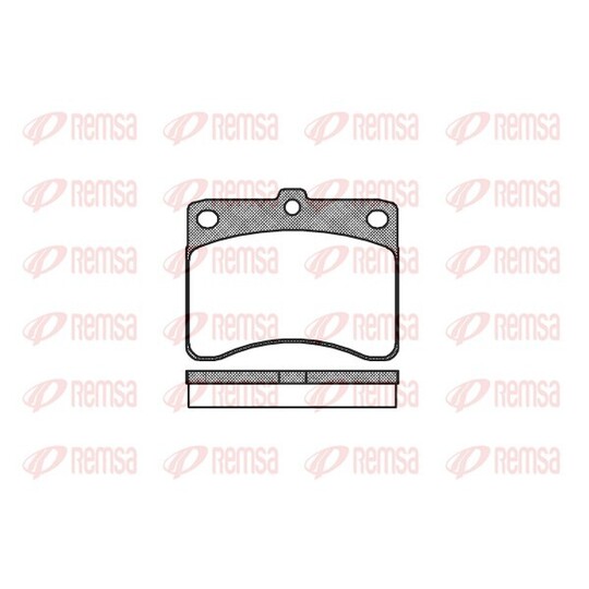 0232.00 - Brake Pad Set, disc brake 