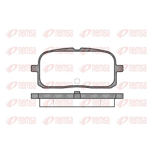 0715.00 - Brake Pad Set, disc brake 