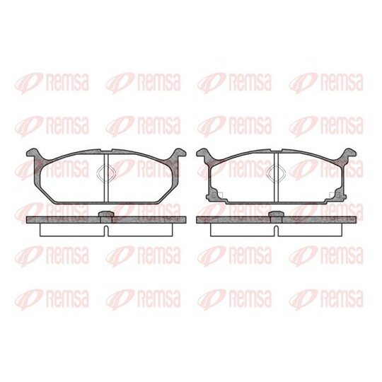 0358.00 - Brake Pad Set, disc brake 