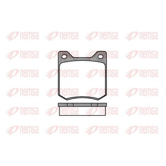 0066.00 - Brake Pad Set, disc brake 