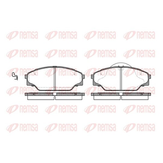 0442.04 - Brake Pad Set, disc brake 