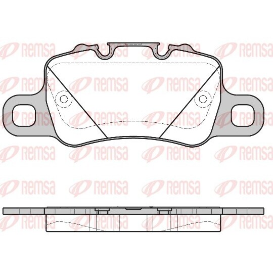 1596.00 - Brake Pad Set, disc brake 