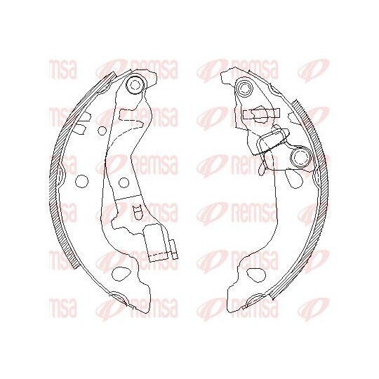 4099.00 - Brake Shoe 