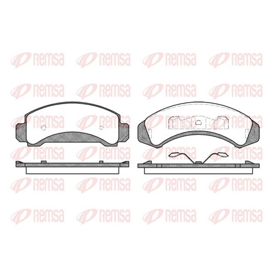 0523.00 - Brake Pad Set, disc brake 