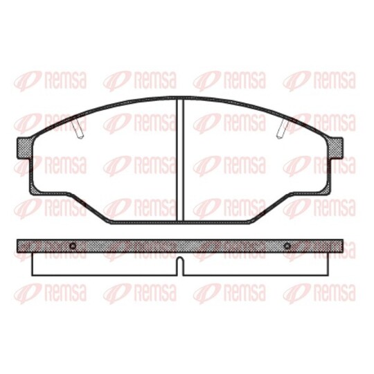 0197.10 - Brake Pad Set, disc brake 