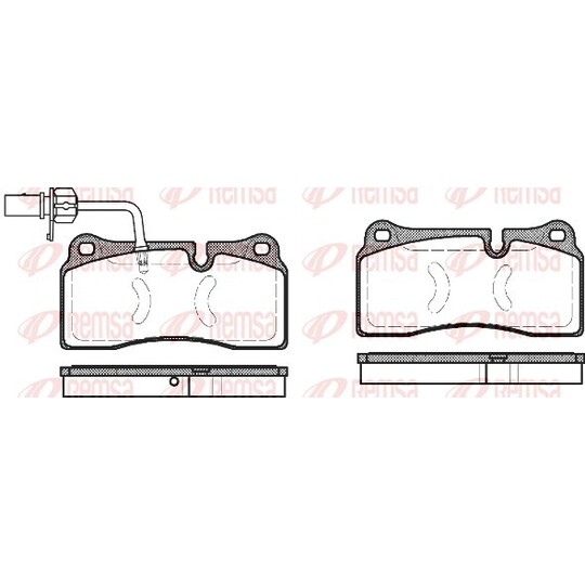 0983.11 - Brake Pad Set, disc brake 