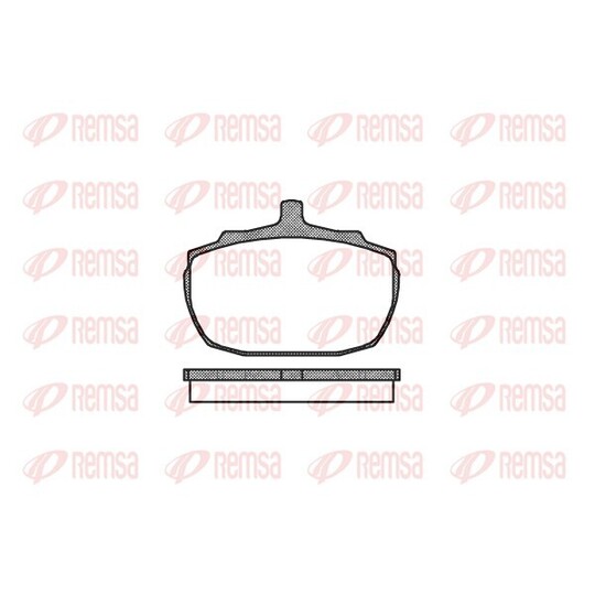 0057.00 - Brake Pad Set, disc brake 