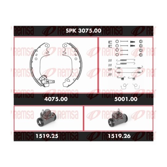 SPK 3075.00 - Brake Kit, drum brake 