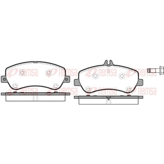 1377.00 - Brake Pad Set, disc brake 