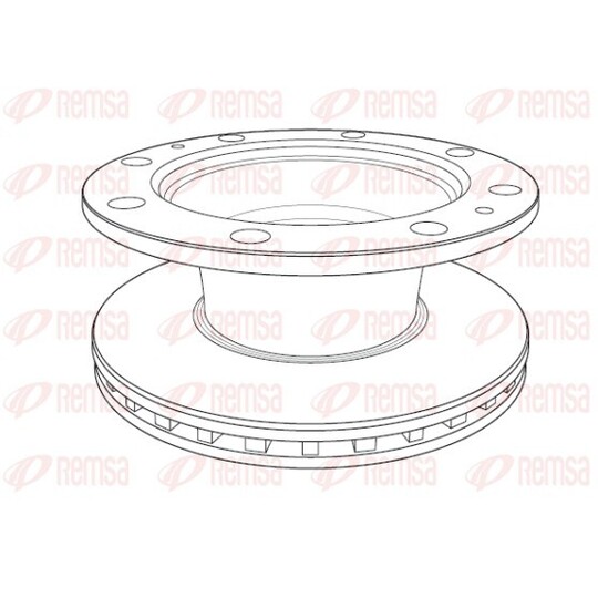 NCA1187.20 - Brake Disc 