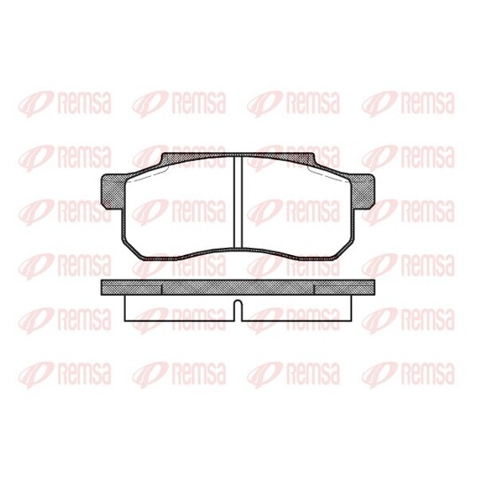 0203.00 - Brake Pad Set, disc brake 