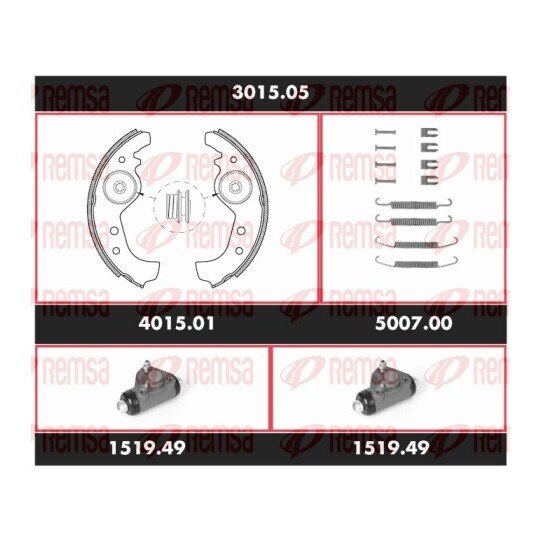 3015.05 - Brake Kit, drum brake 