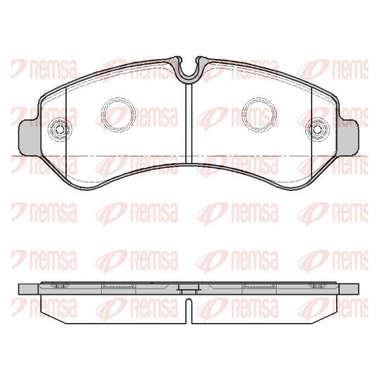 1866.00 - Brake Pad Set, disc brake 