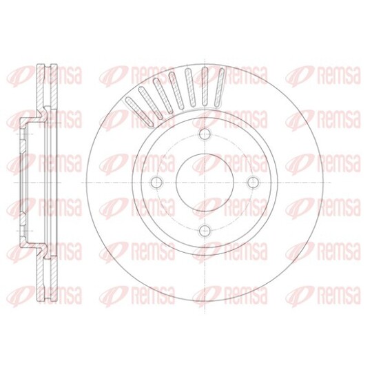 61410.10 - Brake Disc 