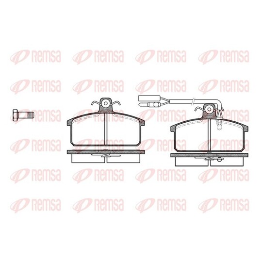 0128.12 - Brake Pad Set, disc brake 