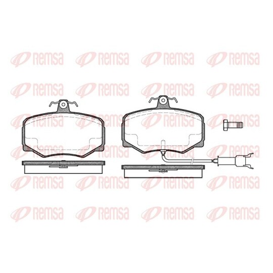 0246.12 - Brake Pad Set, disc brake 