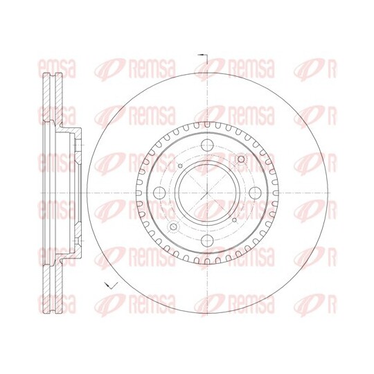 61002.10 - Brake Disc 