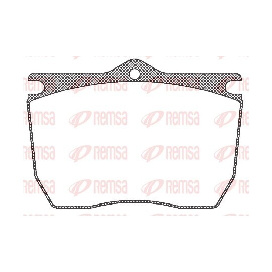 JCA 824.20 - Brake Pad Set, disc brake 