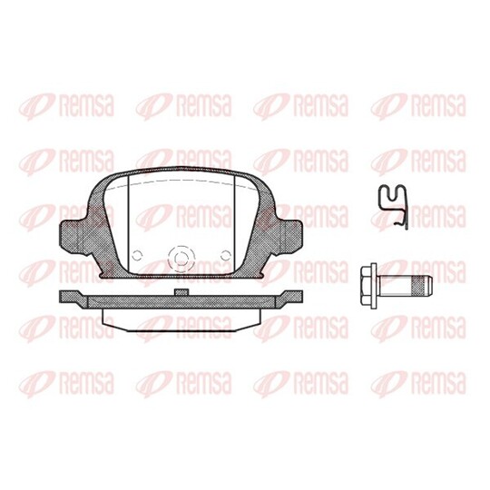 0835.02 - Brake Pad Set, disc brake 